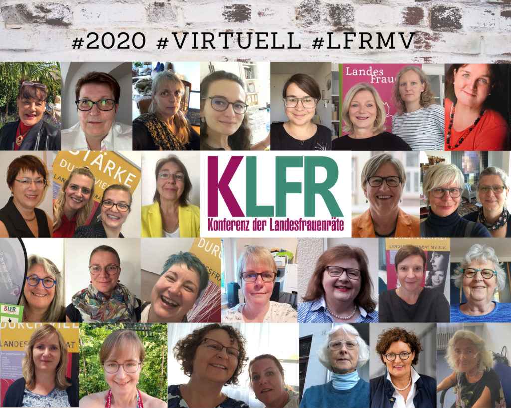 Pressemitteilung der Konferenz der Landesfrauenräte KLFR 2020: Geschlechtergerecht aus der Krise